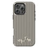 Custom Name Cute Chic Vertical Stripes iPhone Case